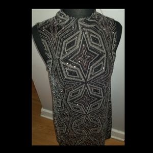 New black shimmery night dress